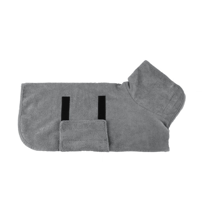 Pet Microfiber Quick-Drying Bathrobe