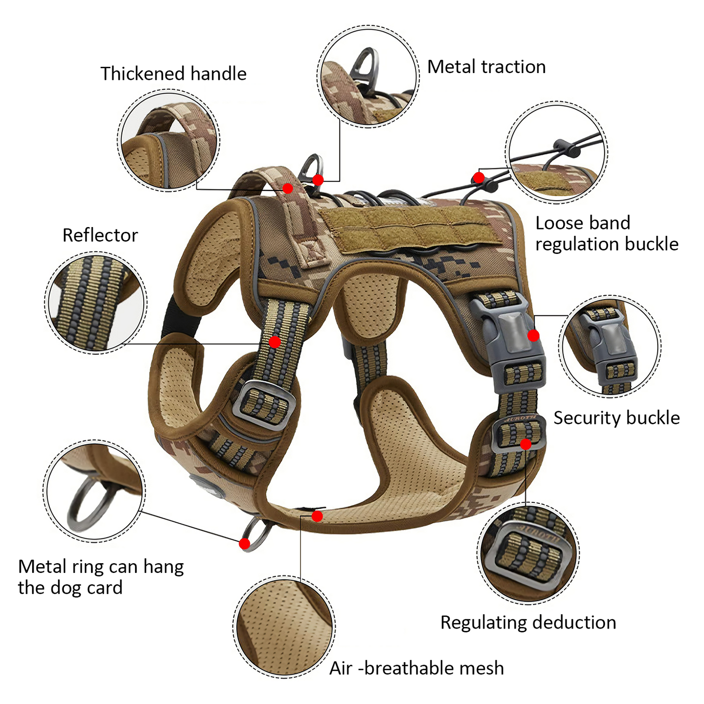 Tactical Dog Harness