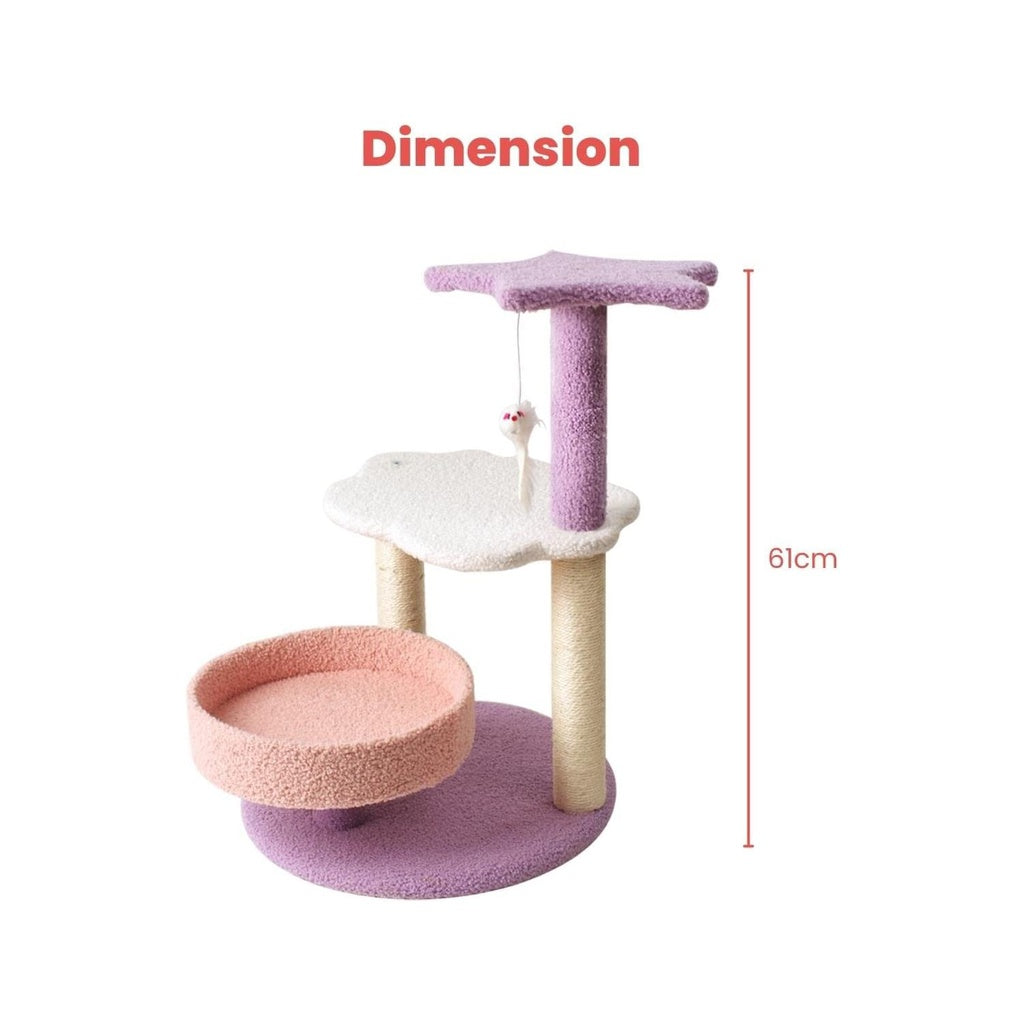 Galaxy Plush Cat Tree