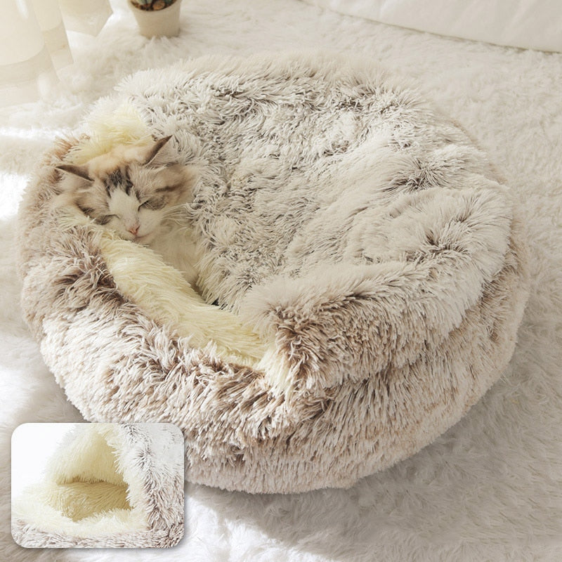 Cozy Plush Burrow Bed